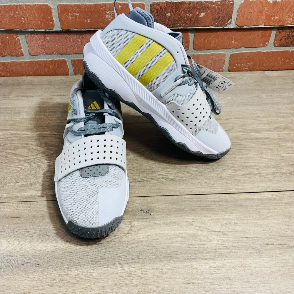 adidas Dame Basketball Shoe Men's Light Gray/Gold New without Box size 11 - Picture 7 of 16